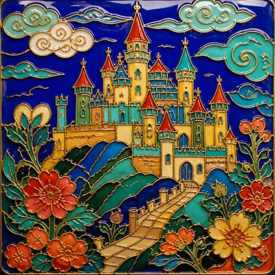 majestic castle on a hilltop