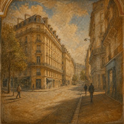 Fresco Narrative Renaissance Art Style Style Transfer Example