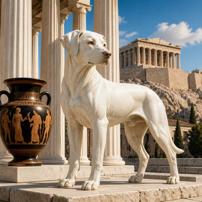 animal standing in natural pose — Athens Art Style