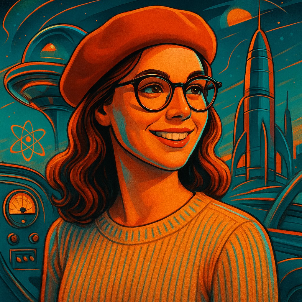 Retro Futurism Sci-Fi Art Style Transfer Example
