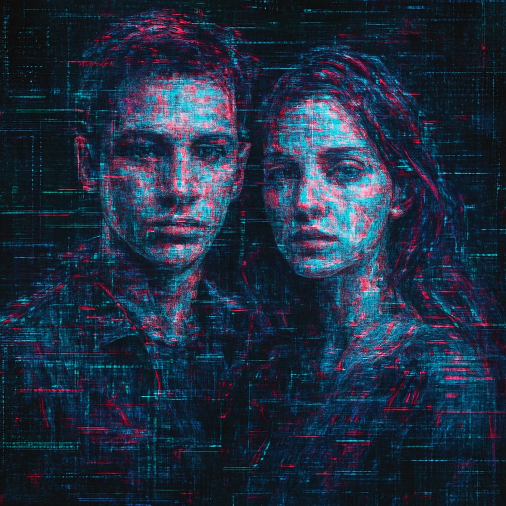 portrait of two people together