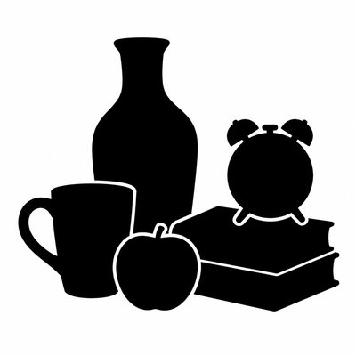 still life with everyday objects