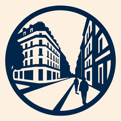 Minimalist Sticker Design Style Transfer Example