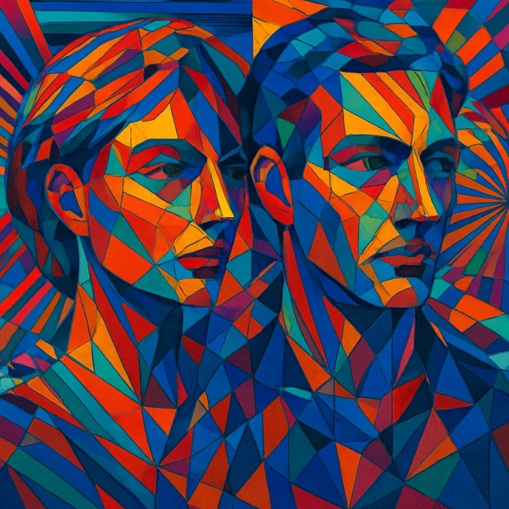 portrait of two people together