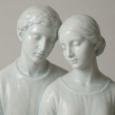 portrait of two people together