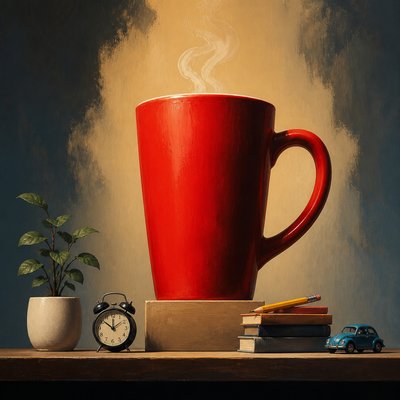 still life with everyday objects — Hierarchy Art Style