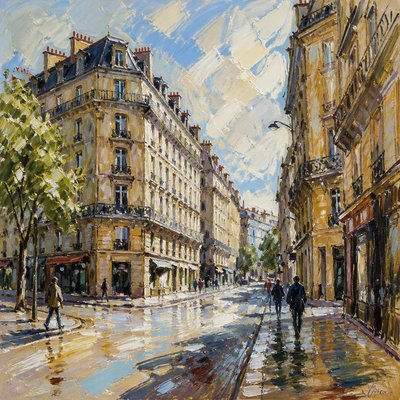 Alla Prima Painting Style Style Transfer Example