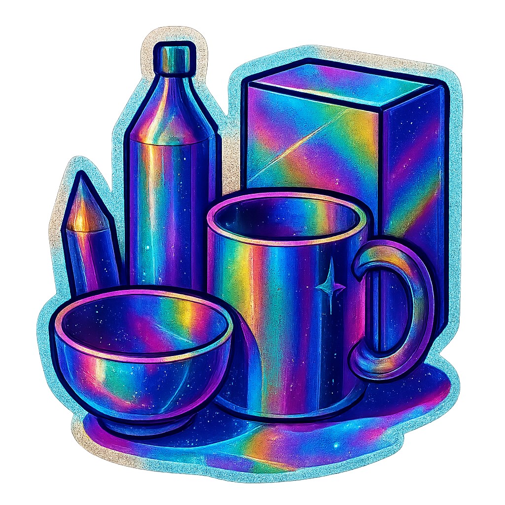 still life with everyday objects
