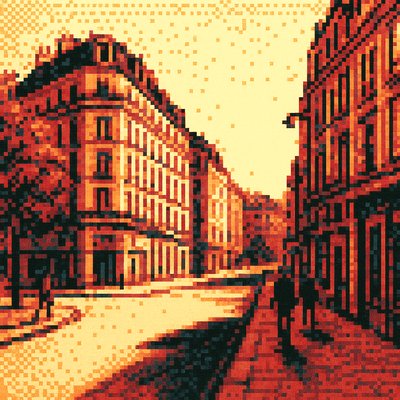 Pixel Art Style Style Transfer Example