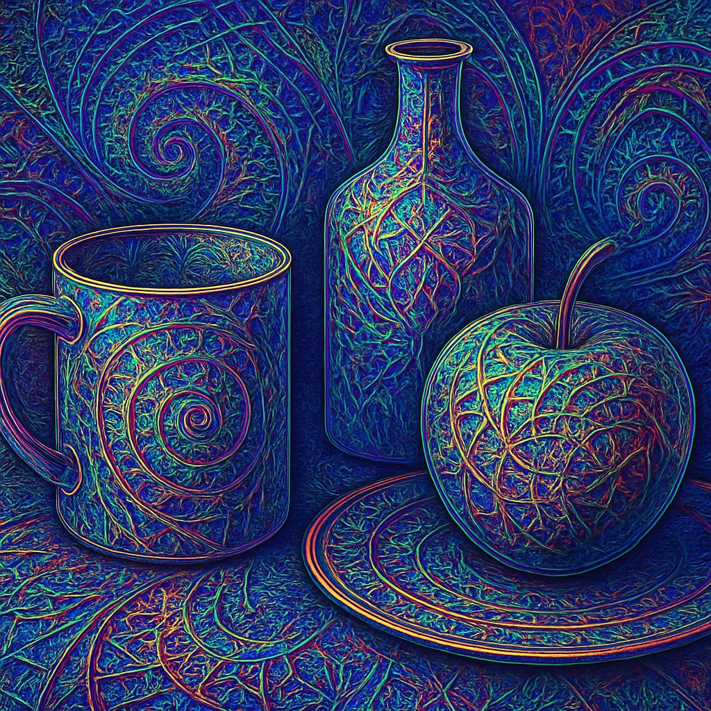 still life with everyday objects