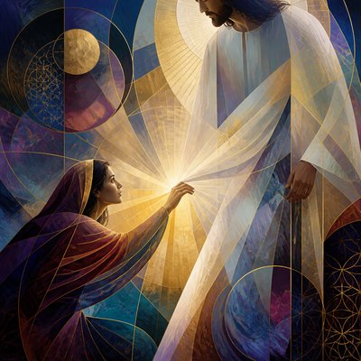 Matthew 9:21 - "For she said within herself, If I may but touch his garment, I shall be whole."