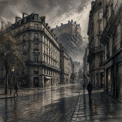 Edinburgh Art Style Style Transfer Example