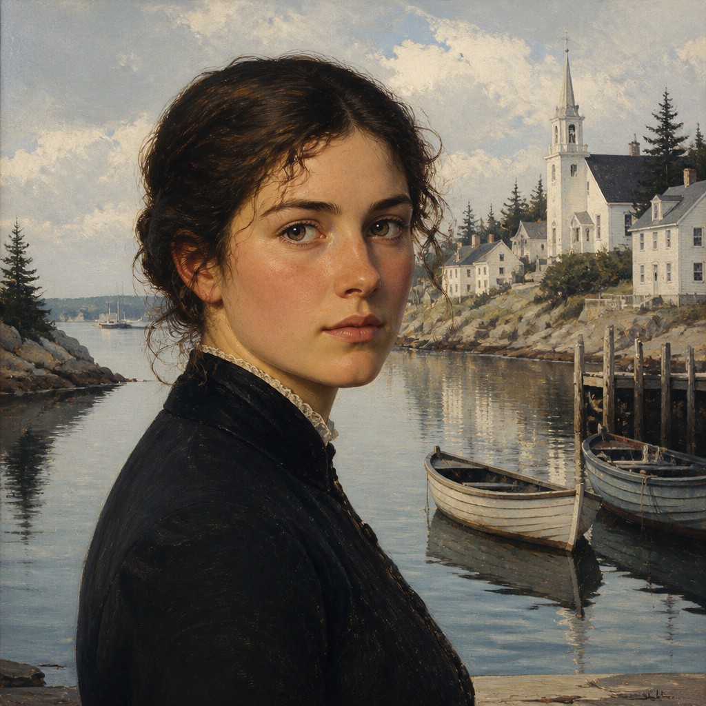 New England Maritime Art Style example artwork 1