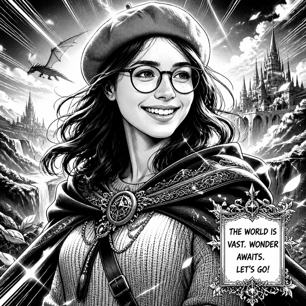 Fantasy Adventure Manga Art Style Style Transfer Example