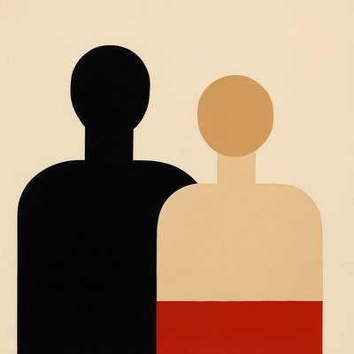 portrait of two people together
