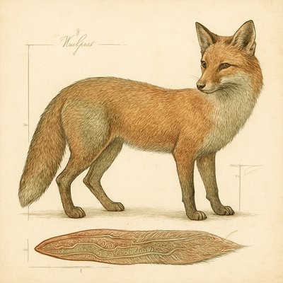 animal standing in natural pose