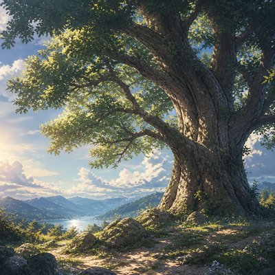 a tree in nature