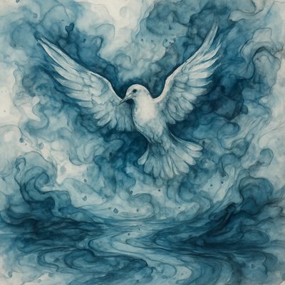 Jesus heaven dove river