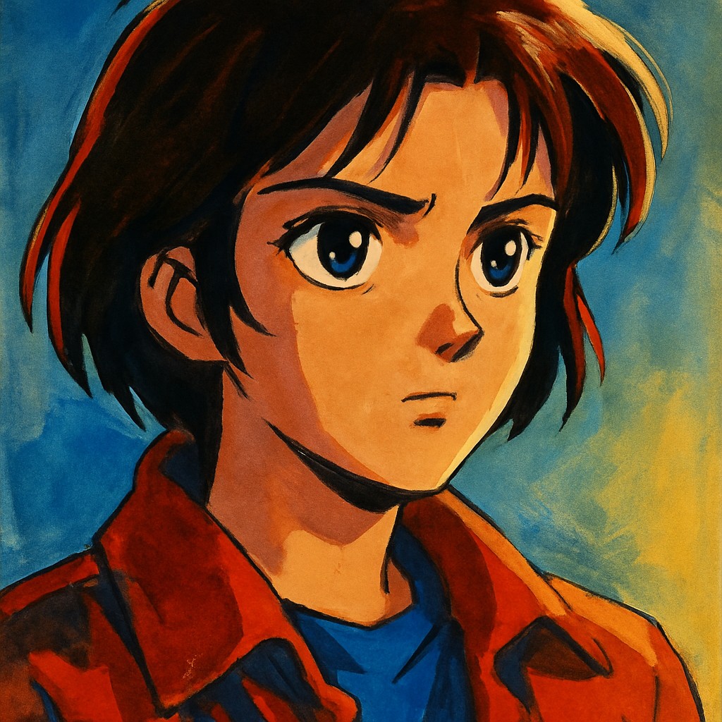 portrait of a person with expressive eyes