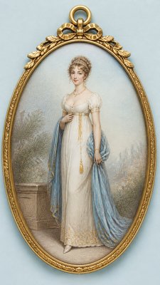full-length portrait of an elegant figure