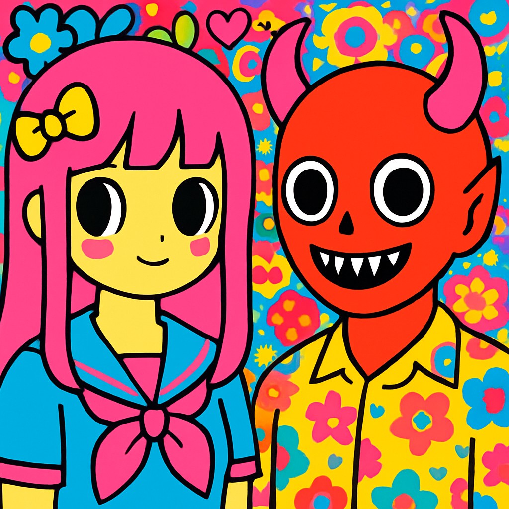 portrait of two people together