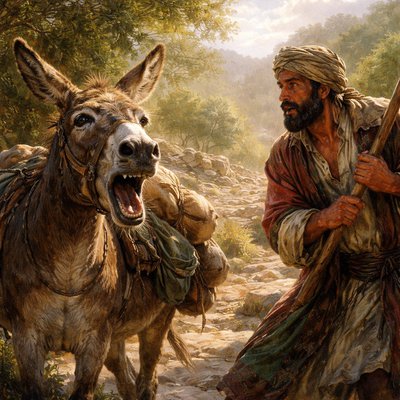 “Which have forsaken the right way, and are gone astray, following the way of Balaam the son of Bosor, who loved the wages of unrighteousness; But was rebuked for his iniquity: the dumb ass speaking with man's voice forbad the madness of the prophet.” (2 Peter 2:15-16, KJV)
