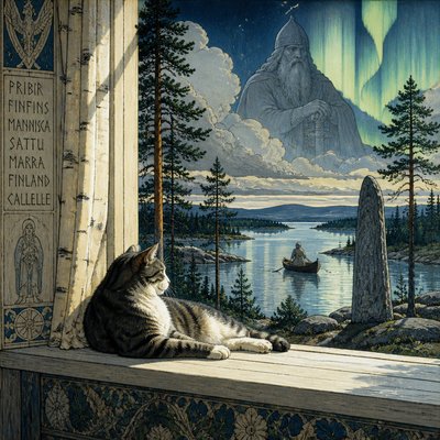 a cat lounging in a sunlit window