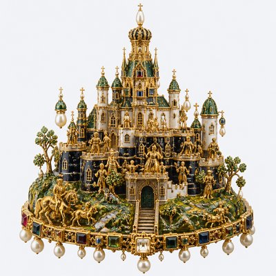 majestic castle on a hilltop