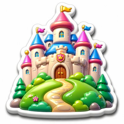 majestic castle on a hilltop