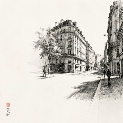 Elegant Asymmetry Art Style Style Transfer Example