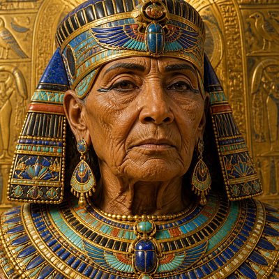 close-up portrait of an elderly person with expressive weathered features