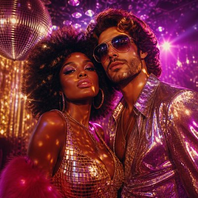 portrait of two people together — Disco Aesthetic