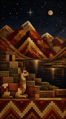 a tranquil mountain lake beneath a starry night sky, no people, no text