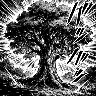 a tree in nature