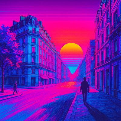 Miami Vice Style Transfer Example