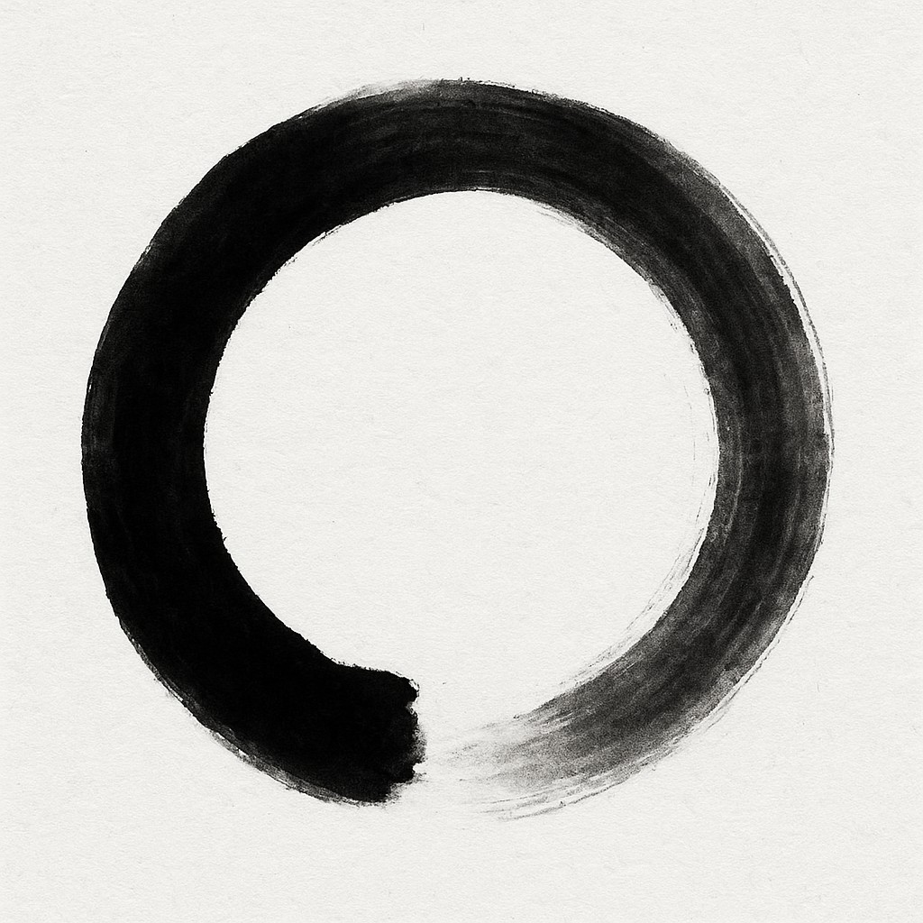 Zen Circle Minimalism Art Style Style Transfer Example