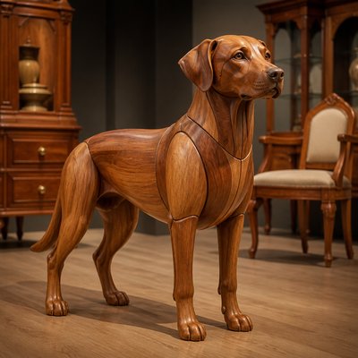 animal standing in natural pose