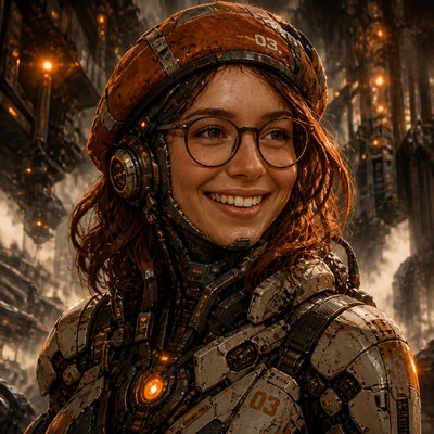 Mecha Sci-Fi Art Style Transfer Example