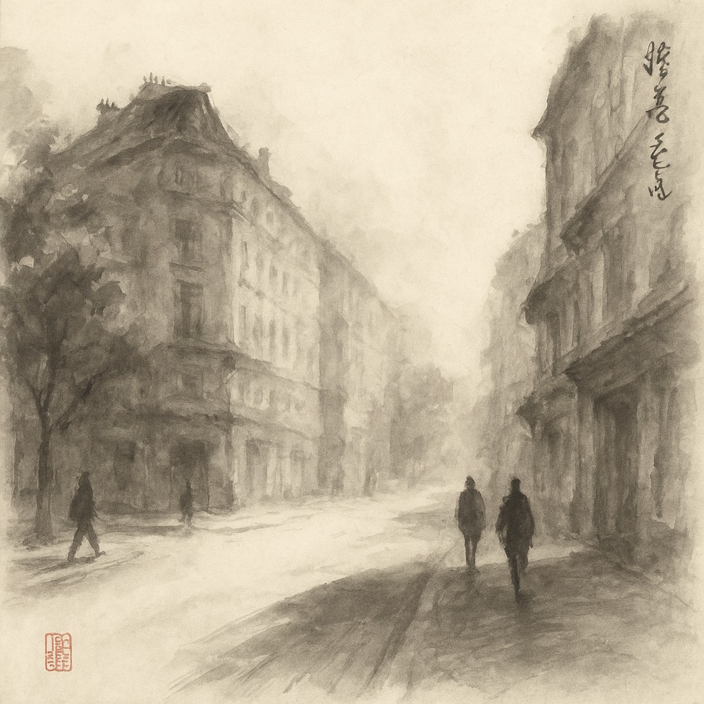 Traditional Chinese Landscape Art Style Style Transfer Example