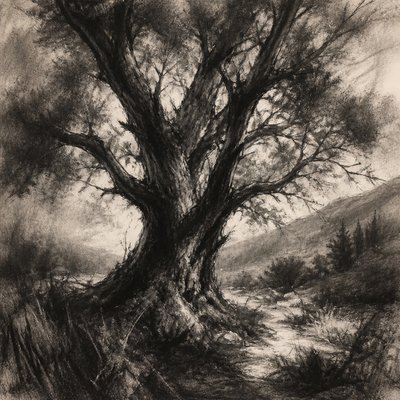 a tree in nature
