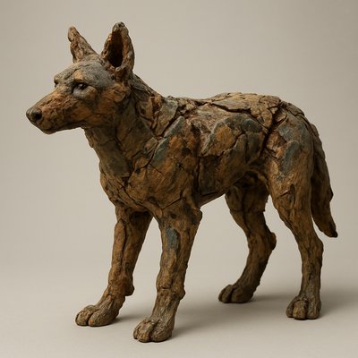 animal standing in natural pose