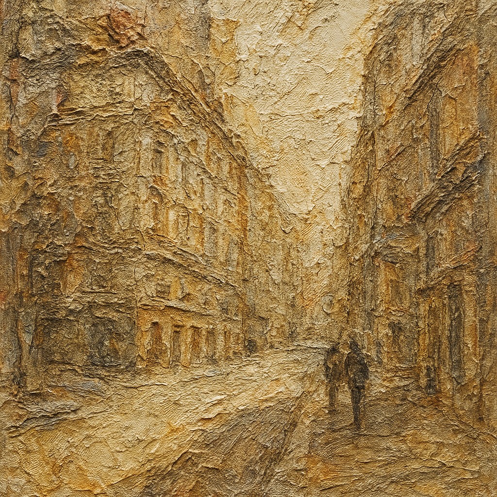 Textural Abstract Art Style Style Transfer Example