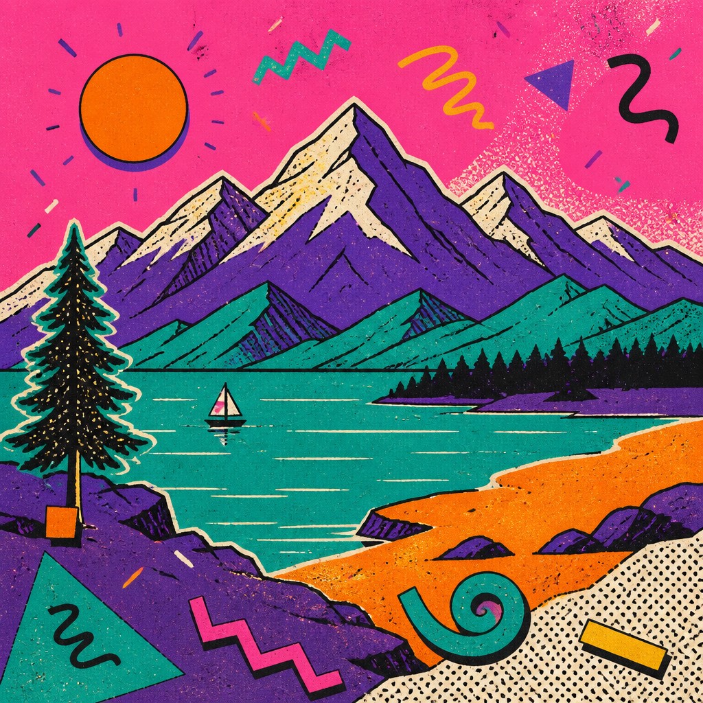90s Retro Aesthetic example artwork 2