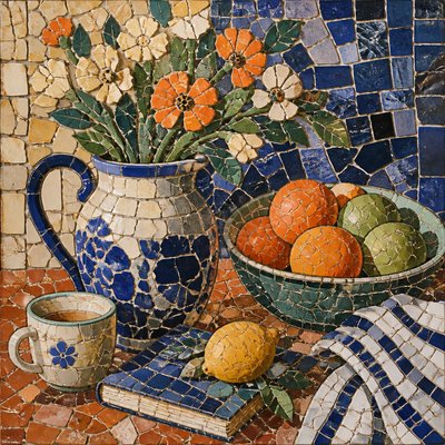 still life with everyday objects