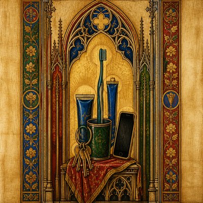 still life with everyday objects