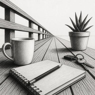 still life with everyday objects