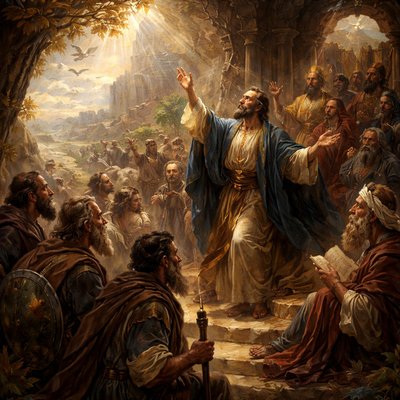 “And hath extended mercy unto me before the king, and his counsellors, and before all the king's mighty princes. And I was strengthened as the hand of the LORD my God was upon me, and I gathered together out of Israel chief men to go up with me.” (Ezra 7:28, KJV)

