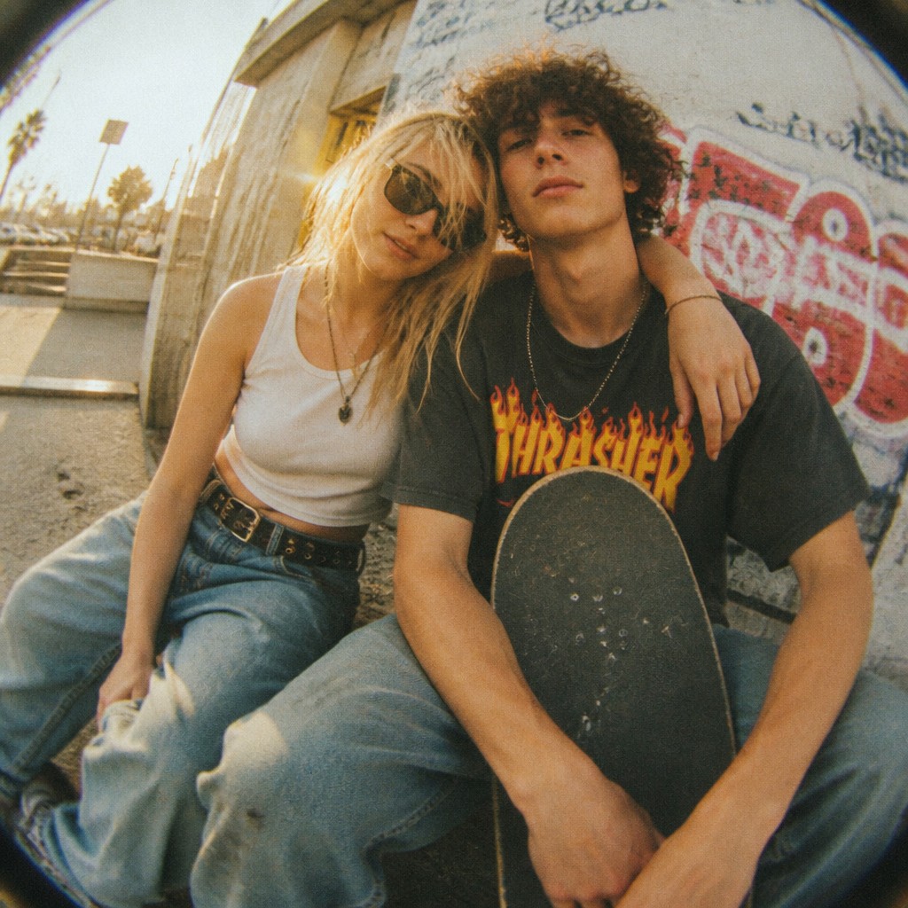portrait of two people together — Skater Aesthetic
