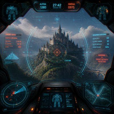 majestic castle on a hilltop