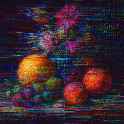 Digital Glitch Abstract Art Style 3